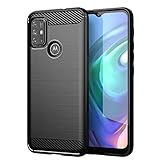 TingYR Hülle für Motorola Moto G10, Ultra Thin Silikon hülle Abdeckung Telefon Case Stoßfest Case Schutzhülle, Handyhülle für Motorola Moto G10 Smartphone.(Schwarz)