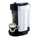 YVX Heißwasserspender Heißwasserspender mit integriertem Wasserfilter – Wasserkocher mit abnehmbarem 3L Tank und Tropfschale 2200W Weiß Wasserk