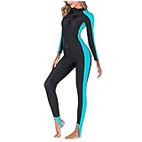 MARTINSHARK Bademode Damen Schwimmen Damen Plus Badeanzug Langarm Neoprenanzug Sonnenschutz Anzug Quallen Anzug