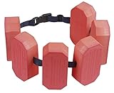Schwimmgürtel 6-Block Rot 30-60 kg Wasser Sport Gürtel Aqua Fitness Aquagy
