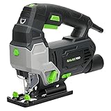 GALAX PRO Elektro-Stichsägen mit Laserführung 3000 RPM 800W mit 6 variabler Geschwindigkeit, 0-4 Orbital Position, Doppelseitenschnitt (0 °- 45°), Schnitttiefe in Metall/Holz 10mm/100