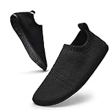 Sosenfer hausschuhe Damen Herren Leichte hüttenschuhe rutschfest Flache pantoffeln home cozy slippers Unisex-HEISE-39