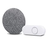 UNITEC Plug-in MP3 Funk Gong | Türklingel | Zum Einstecken in die Steckdose | Aufspielen eigener Melodien | Transmitter Reichweite 130