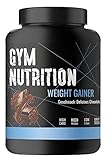 PREMIUM WEIGHT-GAINER – ideal für Body-Builder & Hard-Gainer, die Gewicht aufbauen wollen – Mass & Muscle Powder – Made in Germany — 1-kg, Geschmack: DELICIOUS CHOCOLATE