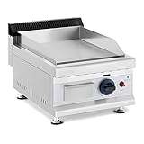 Royal Catering RC-GG35030 Gasgrill 35 x 40 cm glatt 3.000 W Propan/Butan 0,03 bar Gasgrill Edelstahl Gasb