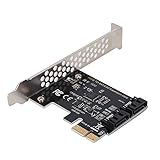 VBESTLIFE PCI-E-Karten PCI Express zu SATA 3.0 2-Port SATA III 6 Gbps Erweiterungs-Adapterk