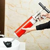 Fetcoi 0,7MPa Hochdruck Rohrbagger Saugglocke Abfluss-Reiniger, Rohrreinigung 30-130 mm Hochdruck Reinigungspumpe Druckreiniger für Küche Toiletten Bad Duschen Waschbeck