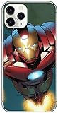 Original und Offiziell Lizenziertes Marvel Iron Man Handyhülle für iPhone 11 PRO, Hülle, Case, Cover aus Kunststoff TPU-Silikon, schützt vor Stöß