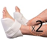 OrtoPrime Druckentlastungsploster, Schutz für Füße und Ellbogen in Bett und Rollstuhl, orthopädisch, Fersenschutz, 2 Stück