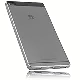 mumbi Hülle kompatibel mit Huawei P8 Handy Case Handyhülle dünn, transparent schw