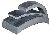 Gummistreifen, 3 mm x 15 mm x 1 m, Schw