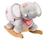 Nattou Schaukeltier Elefant Adèle, 10 - 36 Monate, 60 x 39 x 50 cm, Rosa/G