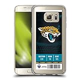 Head Case Designs Offiziell Offizielle NFL Jacksonville Jaguars-Ticket 2021 London Spiele Soft Gel Handyhülle Hülle kompatibel mit Samsung Galaxy S7 Edg