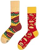 Many Mornings unisex Socken Fast Foot – Burger Pizza (43-46 TU)