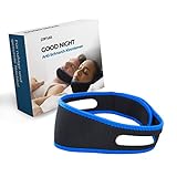 Pamura - GOOD NIGHT - Anti-Schnarch-Kinnriemen - Schnarchstopper - Besser Schlafen - Anti Snoring - Gegen Schnarchen - flexibel & komfortab