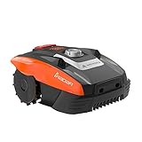 Yard Force Mähroboter COMPACT 280R, geeignet für Rasenflächen bis zu 300 qm-mit iRadar Ultraschallsensor, Kantenschneide-Funktion, Regensensor und bürstenloser Motor, 20 V, schwarz/orang