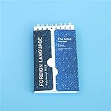 ZHINTE Notebook 80 Blatt Japanische Tasche Kawaii Cartoon Studenten Vokabelheft Eng