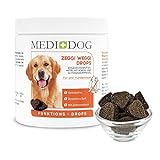 MEDIDOG Zeggi Weggi 400g Premium Schutz Drops für Hunde, Kaltgepresst und Getreidefrei, mit Schwarzkümmelöl, Kokosöl und Zistrose, Hypoallerg