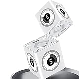 Digitaler KüchenTimer, KubischerTimer, FitnessTimer, LernTimerfür Kinder, Eieruhr, MiniTimer, Leicht zu Tragen, Geeignet für Arbeit, Meeting, Training, Spiele, KochTimer, Yoga-Timer, USB-LadeT