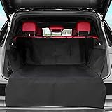 KYG Universal Kofferraumschutz Hunde - Kofferraumdecke mit Ladekantenschutz - Wasserabweisend & Pflegeleicht- Ideale Kofferraumschutzmatte für deinen H