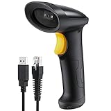 Inateck 2D Barcode Scanner, USB Plug and Play, Liest Barcodes vom Bildschirm, GS1 Barcodes etc, BCST-53