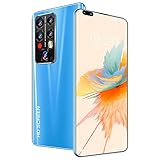 MUYEY 7,8-Zoll großen Bildschirm-P50 Pro Smartphone 16GB + 512GB 40MB + 48MB 5600mAh Fingerabdruck entsperren Dual-SIM-Handy Günstige Android 11 Globale Version,B