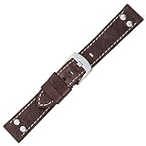 Eichmüller Ersatzband Uhrenarmband Vintage Look Leder Band 22mm 756-22MM
