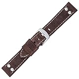 Eichmüller Ersatzband Uhrenarmband Vintage Look Leder Band 22mm 756-22MM