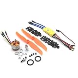Chenbz 2200KV Brushless Motor 30A ESC Propeller 6035 Prop for RC Fixed Wing Flugzeug Hubschrauber for RC Aircraft Multicop