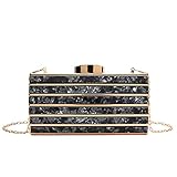 Mode Frauen Umhängetasche Party Clutch Geldbörse Shiny Abend Handtasche Cross Body Geldbörse Haspe Metallkette-1