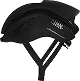 ABUS GameChanger Rennradhelm - Aerodynamischer Fahrradhelm mit optimalen Ventilationseigenschaften für Damen und Herren - 77592 - Schwarz Matt, Größe M