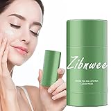 Green Mask Stick, Grüner Tee Purifying Clay Maske Detox Stick, Green Tea Mask Stick Tiefenreiniger,Ölkontrolle Gesichtsmaske Befeuchtet Kontrolliert das Öl Akne-Clearing Mitesserentferne für alle H