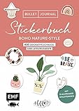 Bullet Journal Stickerbuch – Boho Nature-Style: 700 dekorative Schmuck-und Layoutelemente – Mit Anleitungen für Makramee-Deko – Alle Aufkleber mit ... Alle Aufkleber mit beschreibbarer Ob