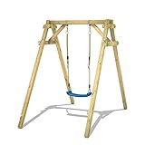 WICKEY Kinderschaukel Schaukelgestell Smart One - Schaukel, Schaukelgerüst, Einzelschaukel, Holzschauk