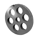 WolfCut INOX Lochscheibe Gr.5-12,0 mm Bohrungen – kompatibel mit alle gängigen Fleischwölfe Größe 5 – z.B.: Bosch MUM4/MUM5 - Alexanderwerk Größe 5 – Jupiter Größe 5