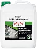 MEM Stein-Imprägnierung, Wasser- und schmutzabweisend, Schützender Abperleffekt, Lösemittelfrei, Transparent, 5