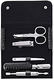Zwilling 97508-004-0 Classic Inox Etui in Kroko Optik mit Druckknopverschluss, schw