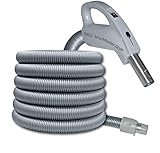 Genialvac Komfort Schlauch Ergonomic für Zentralstaubsauger, für die meisten Saugdosen verwendbar (Länge 9m)