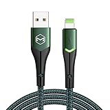 BJKKM USB Kabel Fast Charging Mobiltelefon Charger Datenkabel for iPhone 13 12 Mini 11 PRO MAX XS XR x 8 7 6s 6 5S Plus se (Color : Green, Length : 1.2m (3.9ft))