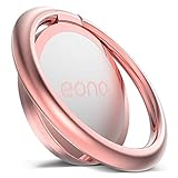 Amazon Brand - Eono Ring Handy Halter, Finger Ring Stand Universal 360° Handy Selfie Halterung Ständer für iPhone 13 Pro Max Mini 12 11 Xs XR X 8 7 6 Plus, Galaxy S10 S9, 4-8' Smartphones - Rose G