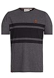 Naketano Male T-Shirt Haschisch in der Blutbahn Anthracite Mel-Black, S