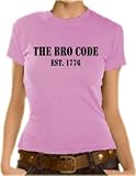 Touchlines Girlie T-Shirt How I Met Your Mother - THE BRO CODE, soft pink, XS, D1743