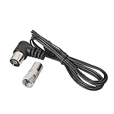 QIANGQIANG Very gondhh FM Luftaufnahme 75 Ohm. Fernseher Weibliche Antenne + Fernseher Männlicher bis F männlicher Adapter Fit für HiFi Radio Yamaha Denon Onkyo Bose Sherwood M