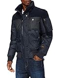 G-STAR RAW Herren Jacket Denim mix quilted puffer, Mazarine Blue B958-4213, S