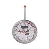 Wenyounge Edelstahl-Sofortlesesonden-Thermometer BBQ Food Cooking Meat Gaug
