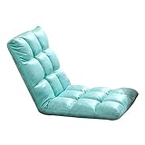 Lazy Sofa, Bodenstuhl Stuhl auf dem Bett 5 Gänge Verstellbarer klappbarer Bodenstuhl mit Rückenlehne Lazy Sofa Abnehmbares und waschbares Klappcomputer Ergonomie Bodensofa (Farbe: T, weich und b