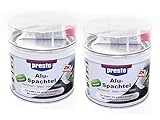 presto 2K Alu-Spachtel 600375 2000g inkl. 25g Härter Aluminium Stahl Holz B