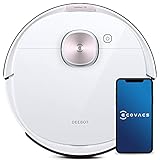 ECOVACS DEEBOT OZMO T8 Saugroboter mit Wischfunktion (2in1), Roboterstaubsauger (App Steuerung), Wischroboter (Feuchtreinigung), intelligente Navigation, Alexa, weiß