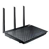 Asus RT-AC66U B1 Router (Ai Mesh WLAN System, WiFi 5 AC1750, 4x Gigabit LAN, App Steuerung, AiProtection, USB 3.0)