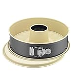 Kaiser Inspiration Plus Springform 28 cm rund, 2 Böden, Flach- und Rohrboden, runde Backform antihaftbeschichtet,